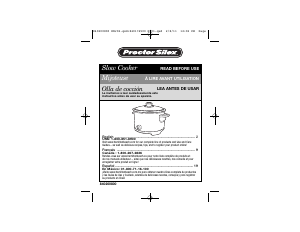 Bruksanvisning Proctor Silex 33042 Slow cooker
