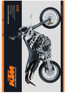 Mode d’emploi KTM 640 LC4 Supermoto (2003) Moto