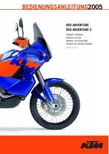 Mode d’emploi KTM 950 Adventure (2005) Moto