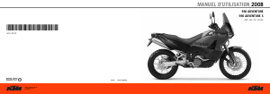 Mode d’emploi KTM 990 Adventure (2008) Moto