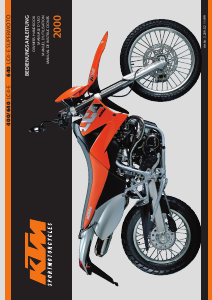 Mode d’emploi KTM 640 LC4-E Supermoto (2000) Moto
