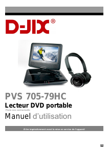 Mode d’emploi D-Jix PVS 705-79HC Lecteur DVD