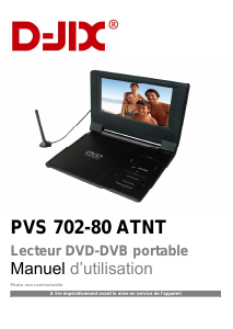 Mode d’emploi D-Jix PVS 702-80 ATNT Lecteur DVD