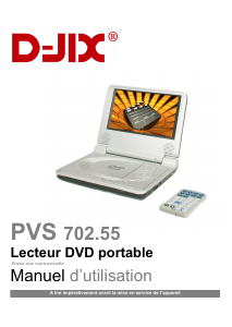 Mode d’emploi D-Jix PVS 702-55 Lecteur DVD