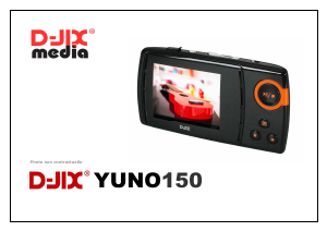 Mode d’emploi D-Jix YUNO150 Lecteur Mp3