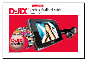 Mode d’emploi D-Jix YUNO500 Lecteur Mp3