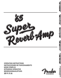 Manual de uso Fender 65 Super Reverb Amplificador de guitarra