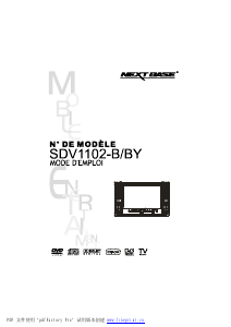 Bruksanvisning NextBase SDV1102-BY DVD spelare