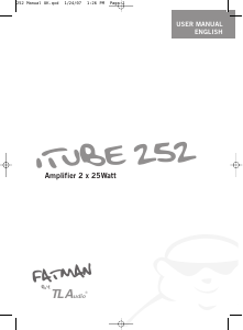 Handleiding Fatman iTube 252 Versterker