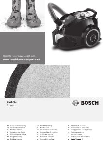 Руководство Bosch BGS4210B Runnn Пылесос