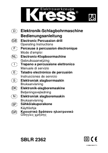 Käyttöohje Kress SBLR 2362 Iskuporakone