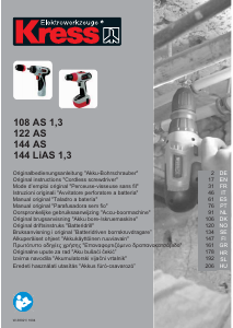 Bruksanvisning Kress 122 AS Drill-skrutrekker