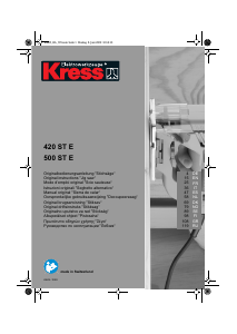 Manual de uso Kress 420 ST E Sierra de calar