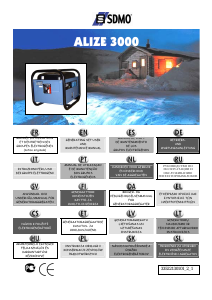 Bedienungsanleitung SDMO ALIZE 3000 Generator