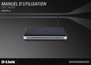 Mode d’emploi D-Link DSL-2680B Routeur