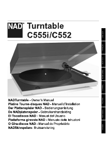Manual NAD C 555i Turntable