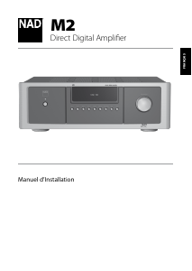 Mode d’emploi NAD M 2 Amplificateur