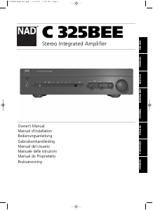 Manuale NAD C 325BEE Amplificatore
