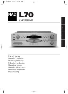 Mode d’emploi NAD L 70 Lecteur DVD