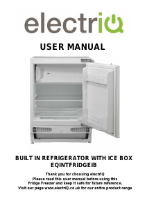 Manual ElectriQ EQINTFRIDGEIB Refrigerator