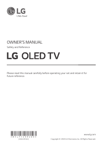 Handleiding LG OLED55CX5LB OLED televisie