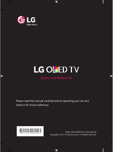 Bruksanvisning LG OLED55C7BO OLED TV