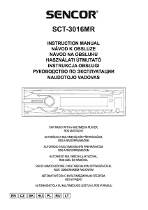 Instrukcja Sencor SCT 3016MR Radio samochodowe