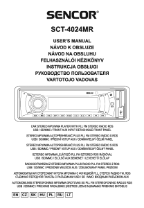 Instrukcja Sencor SCT 4024MR Radio samochodowe