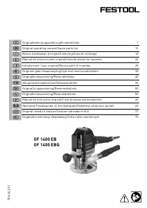 Manuál Festool OF 1400 EBQ Horní frézka