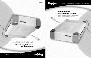 Käyttöohje Maxtor 1394 Kiintolevyasema
