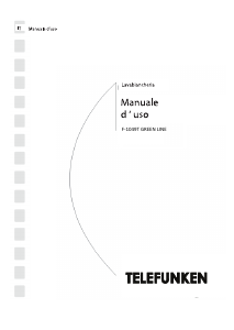 Manuale Telefunken F-1049T GREEN-LINE Lavatrice