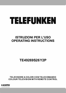 Manual Telefunken TE49269S26Y2P LED Television