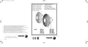 Instrukcja Fagor VTR-40 Wentylator