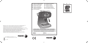 Manual Fagor CR-14 Máquina de café expresso