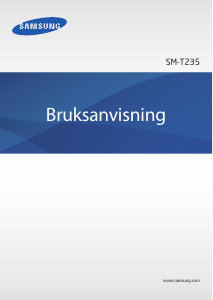 Bruksanvisning Samsung SM-T235 Galaxy Tab 4 Tablet