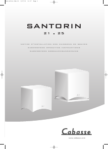 Handleiding Cabasse Santorin 25 Subwoofer