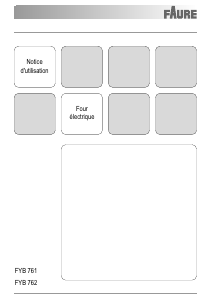 Mode d’emploi Faure FYB762XL Four