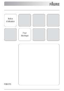 Mode d’emploi Faure FOB571W Four