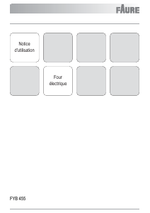 Mode d’emploi Faure FYB455N Four