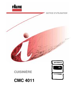 Mode d’emploi Faure CMC4011W Cuisinière