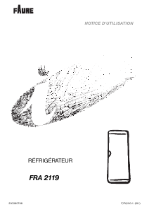 Mode d’emploi Faure FRA2119 Réfrigérateur