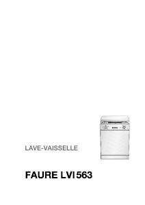 Mode d’emploi Faure LVI563N Lave-vaisselle