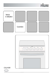 Mode d’emploi Faure CVL410W Table de cuisson