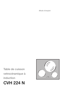 Mode d’emploi Faure CVH224N Table de cuisson