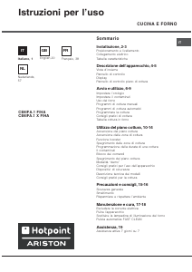 Manual Hotpoint CE6IFA.1 X F/HA Range