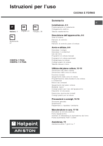 Mode d’emploi Hotpoint CE6IFA.1 X F/HA Cuisinière