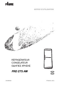 Mode d’emploi Faure FRD275AW Réfrigérateur combiné