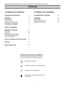 Mode d’emploi Faure FRC363W1 Réfrigérateur combiné