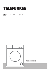 Manuale Telefunken TKG1249F2CA3 Lavatrice