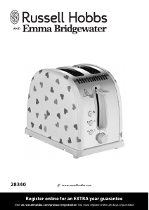 Manual Russell Hobbs 28340 Toaster